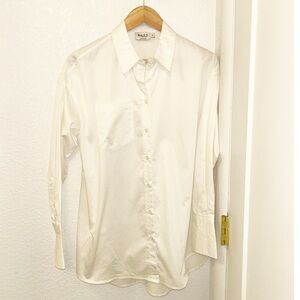 NA-KD Oversized Pocket Button Down Lagenlook Oversized SZ: 32 (Small)